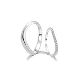 18K Wedding Band Pair CP028