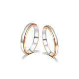 18K Wedding Band Pair CP029