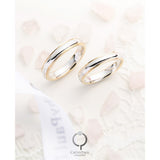 18K Wedding Band Pair CP030