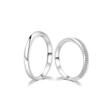 18K Wedding Band Pair CP032