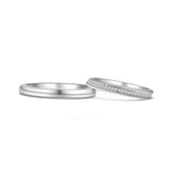 18K Wedding Band Pair CP032