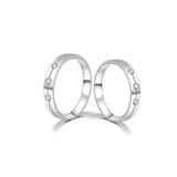 18K Wedding Band Pair CP033