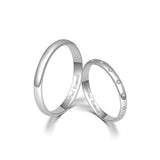 18K Wedding Band Pair CP034