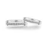 18K Wedding Band Pair CP035