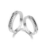 18K Wedding Band Pair CP035