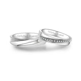 18K Wedding Band Pair CP036