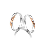 18K Wedding Band Pair CP038