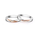 18K Wedding Band Pair CP038