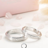 18K Wedding Band Pair CP039