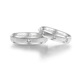 18K Wedding Band Pair CP039