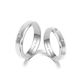 18K Wedding Band Pair CP039