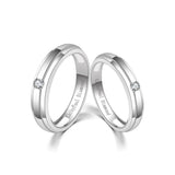 18K Wedding Band Pair CP041