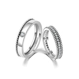 18K Wedding Band Pair CP043