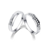18K Wedding Band Pair CP046