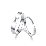 18K Wedding Band Pair CP048