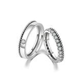18K Wedding Band Pair CP050