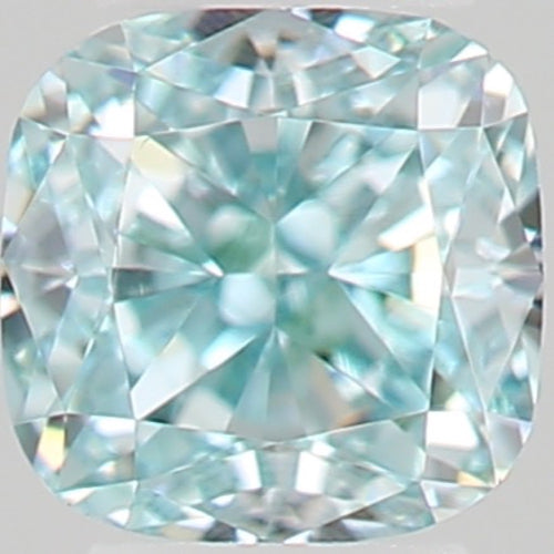 GIA Fancy Colour Diamond 0.13ct Fancy Intense Blue-green