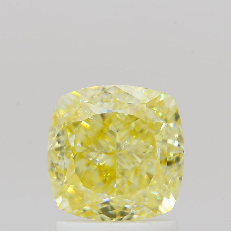 GIA 彩鑽 黃鑽 2.05ct Fancy Intense Yellow