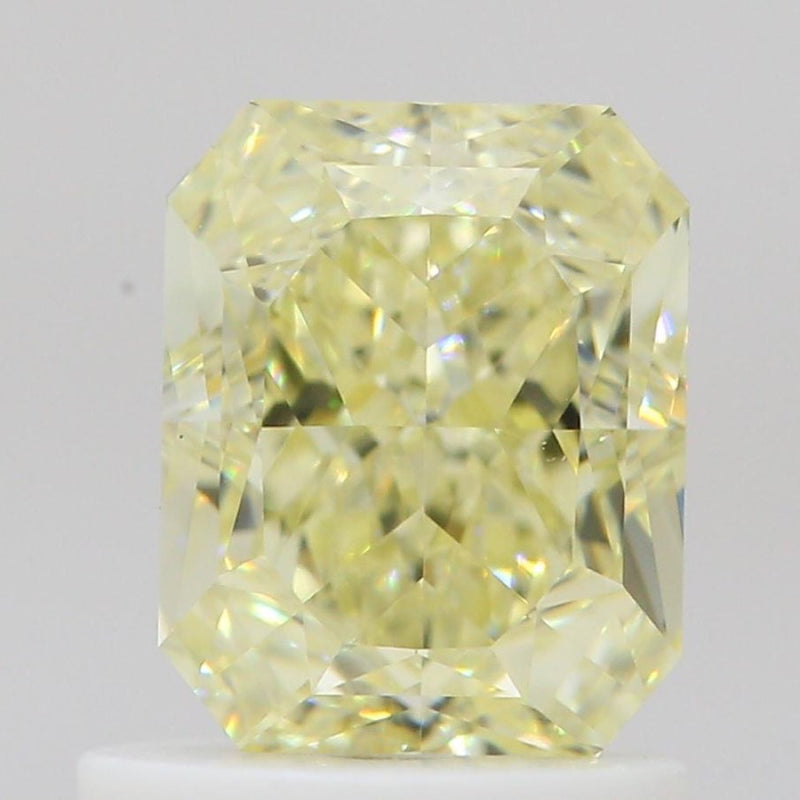 GIA 彩鑽 黃鑽 1.13ct Fancy Light Yellow