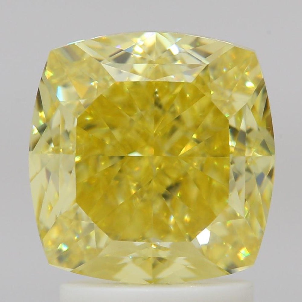 GIA 彩鑽 黃鑽 3.01ct Fancy Intense Yellow