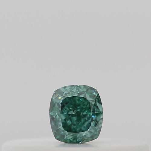 GIA 彩鑽 綠鑽 0.07ct Fancy Vivid Bluish Green