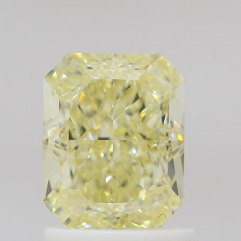 GIA 彩鑽 黃鑽 1.5ct Fancy Light Yellow