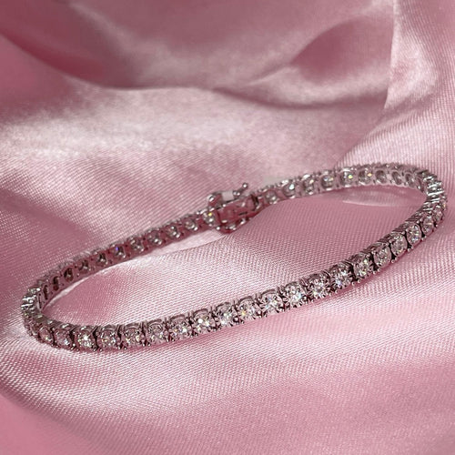 18K White Gold 1.63ct Diamond Bracelet