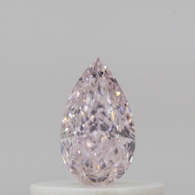 GIA 彩鑽 粉紅鑽 0.26ct Fancy Light Purplish Pink