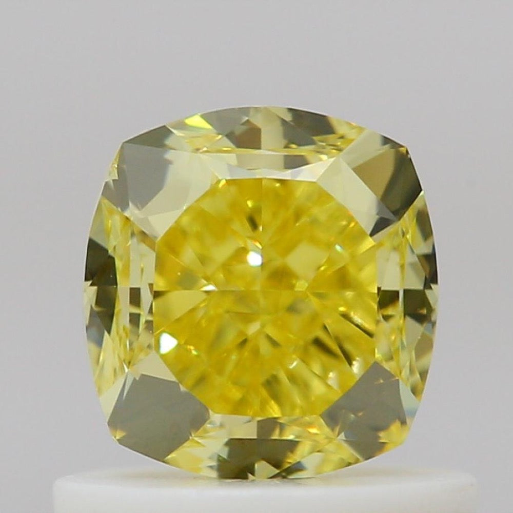 GIA 彩鑽 黃鑽 1.01ct Fancy Vivid Yellow