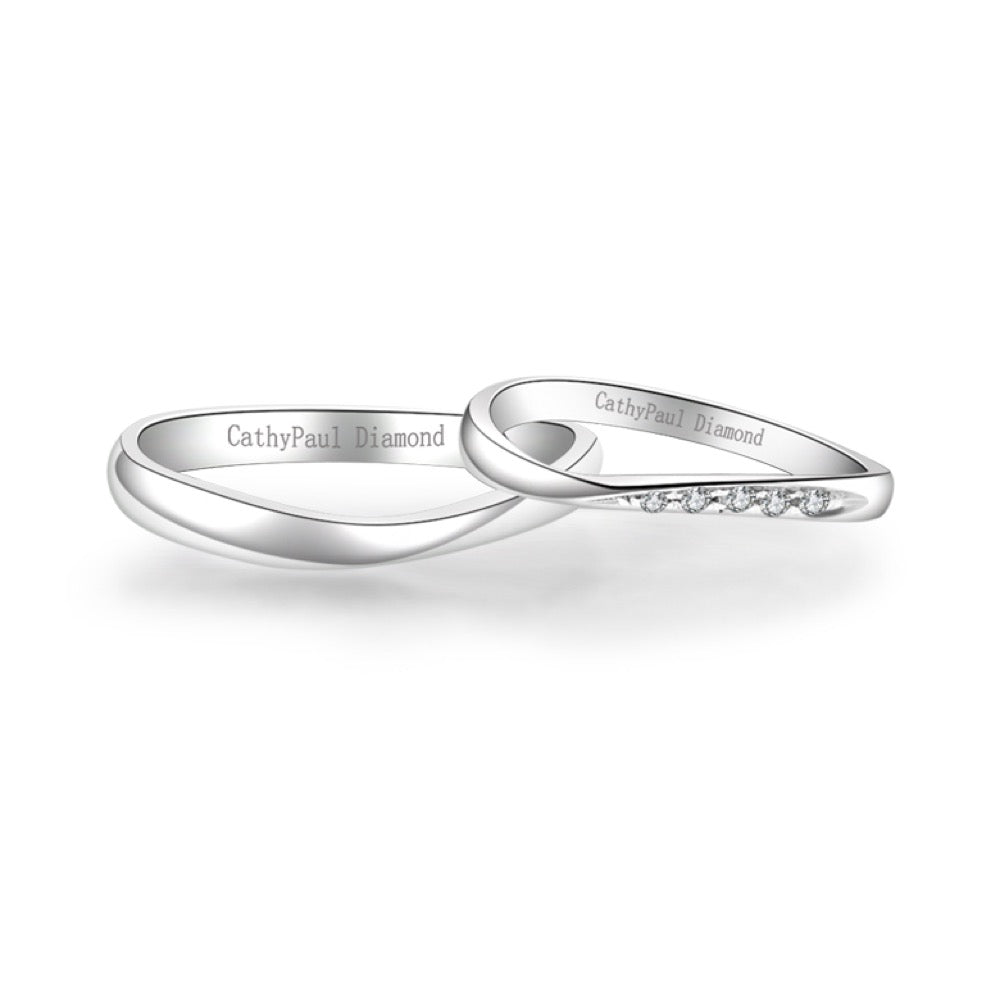 Feerie Porte 結婚對戒 FP920-