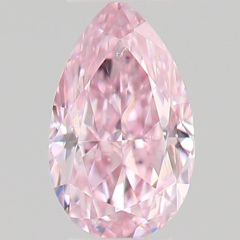 GIA 彩鑽 粉紅鑽 0.14ct Fancy Intense Purplish Pink