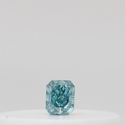 GIA Fancy Colour Diamond 0.02ct Fancy Vivid Blue-green