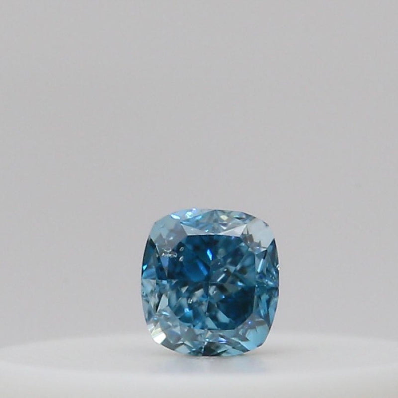 GIA 彩鑽 藍鑽 0.03ct Fancy Vivid Green-blue