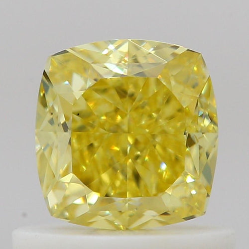 GIA 彩鑽 黃鑽 0.8ct Fancy Vivid Yellow