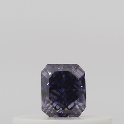 GIA 彩鑽 灰鑽 0.14ct Fancy Dark Violet-grey