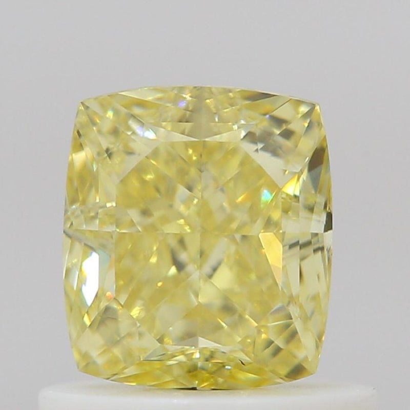 GIA 彩鑽 黃鑽 0.8ct Fancy Intense Yellow
