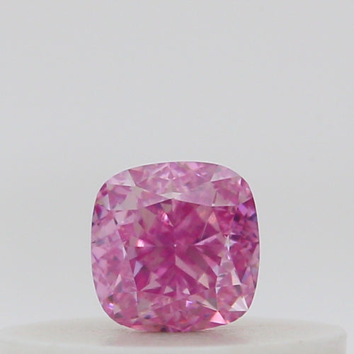 GIA 彩鑽 粉紅鑽 0.16ct Fancy Vivid Purple-pink
