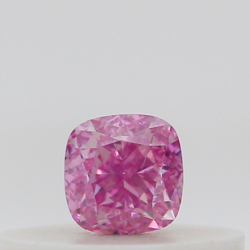 GIA 彩鑽 粉紅鑽 0.16ct Fancy Vivid Purple-pink