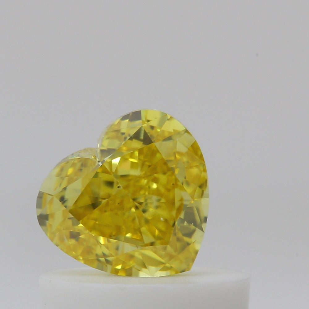 GIA 彩鑽 黃鑽 0.52ct Fancy Vivid Yellow