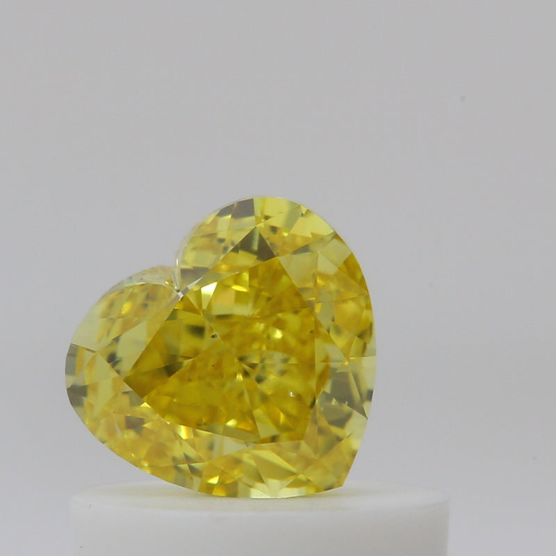 GIA 彩鑽 黃鑽 0.52ct Fancy Vivid Yellow