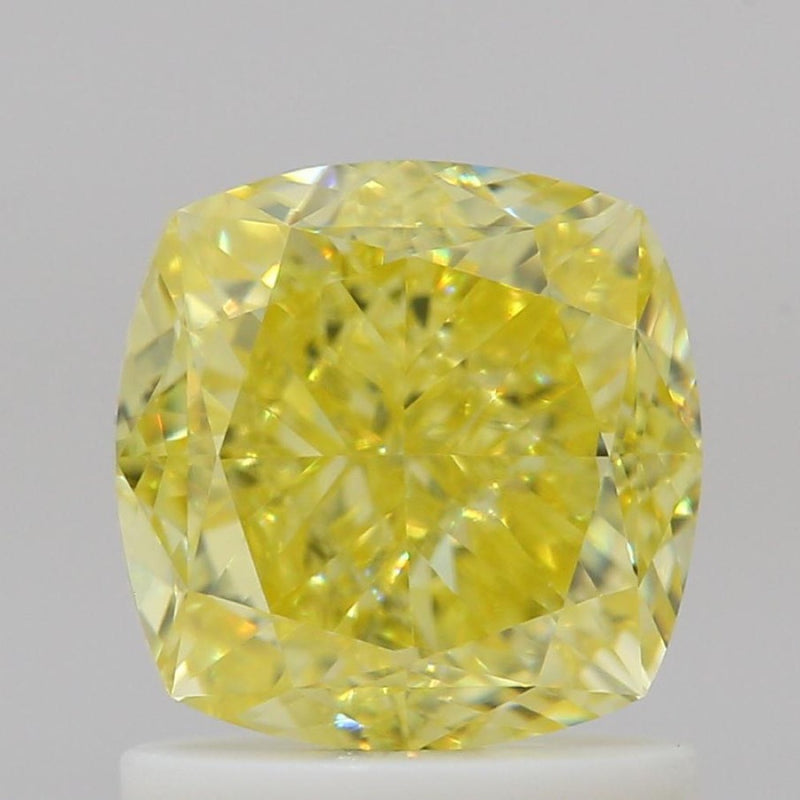 GIA 彩鑽 黃鑽 1.51ct Fancy Intense Yellow