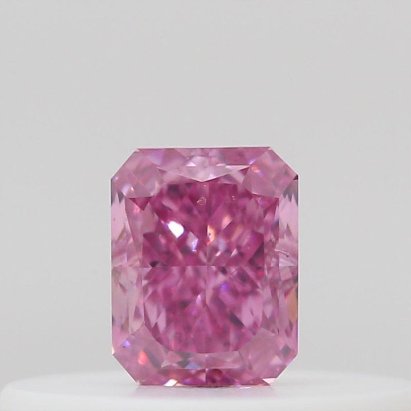 GIA 彩鑽 粉紅鑽 0.15ct Fancy Vivid Purplish Pink