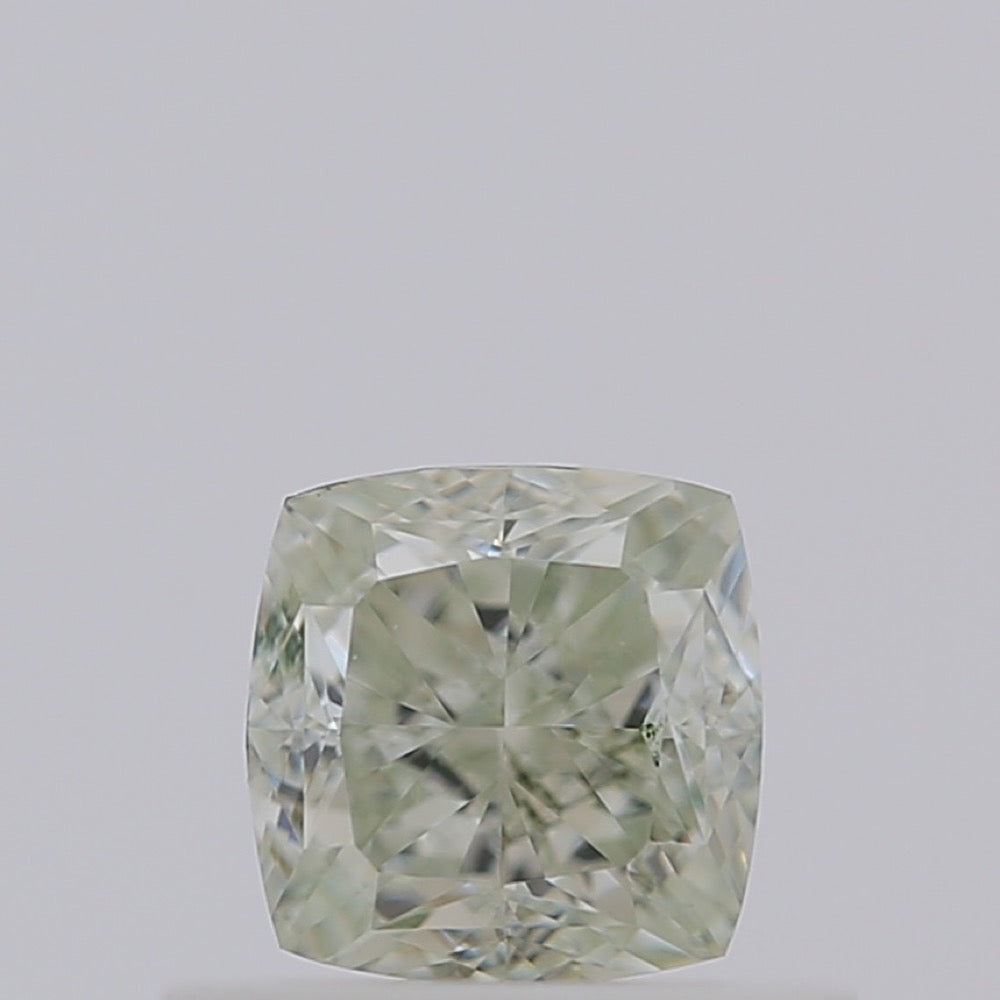 GIA 彩鑽 綠鑽 0.6ct Fancy Light Yellowish Green