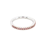 18K White Gold 0.20ct Pink Diamond Ring