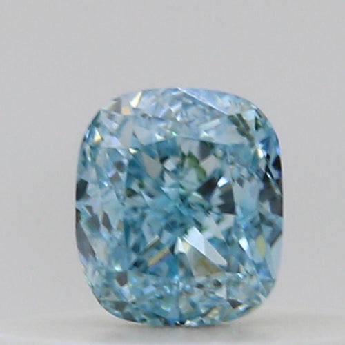 GIA Fancy Colour Diamond 0.17ct Fancy Intense Green-blue