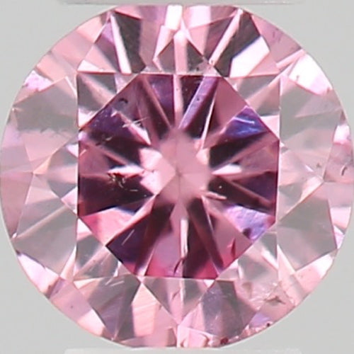 GIA 彩鑽 粉紅鑽 0.06ct Fancy Intense Purplish Pink
