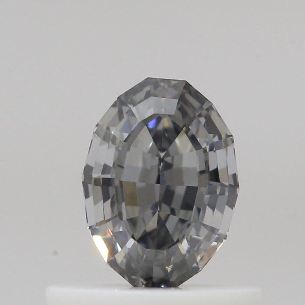 GIA 彩鑽 灰鑽 0.6ct Fancy Blue-gray