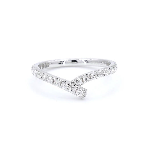 18K White Gold 0.49ct Diamond Ring