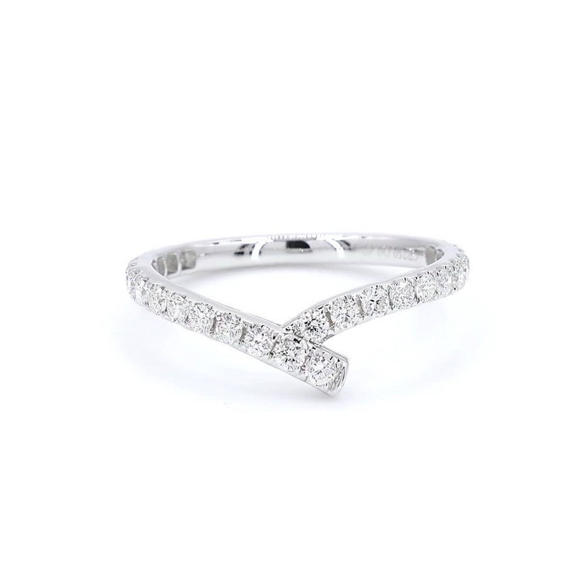 18K White Gold 0.49ct Diamond Ring