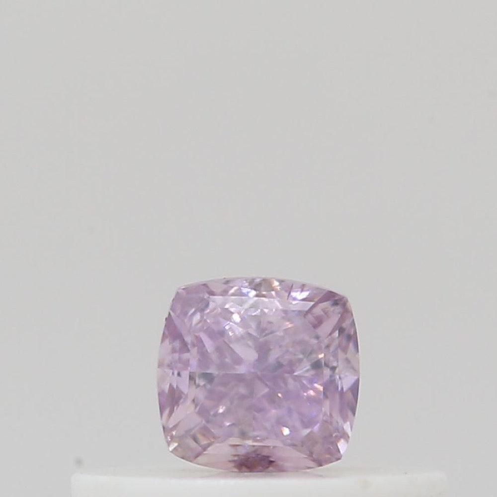 GIA 彩鑽 粉紅鑽 0.2ct Fancy Intense Purple-pink